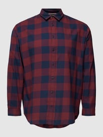 PLUS SIZE vrijetijdsoverhemd met vichy-ruiten van Jack & Jones Plus Rood - 7