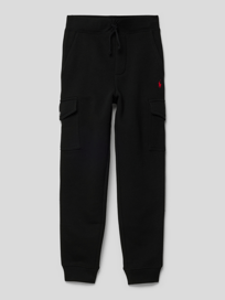 Sweatpants mit Label-Stitching von Polo Ralph Lauren Teens Grau / Schwarz - 36