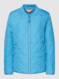 Gewatteerd jack met steekzakken opzij van Christian Berg Woman Selection Blauw / turquoise - 37