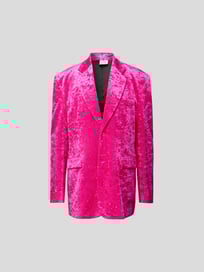 2-Knopf-Sakko aus Samt von VETEMENTS Rosa - 7