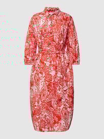 Blousejurk met all-over motief, model 'JOYFUL' van Gerry Weber Rood - 14