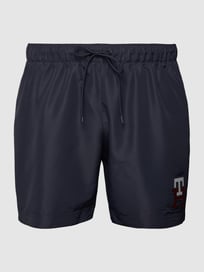 PLUS SIZE zwembroek met labelpatch van Tommy Hilfiger Big & Tall Blauw / turquoise - 31
