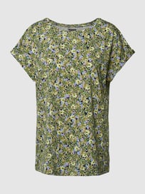 T-Shirt mit Allover-Motiv-Print von Fransa Grün - 13