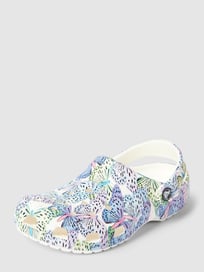Sandale mit Allover-Muster Modell 'Classic Butterfly' von Crocs Weiß - 15