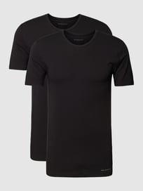 T-shirt met ronde hals van Baldessarini Grijs / zwart - 25