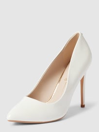 Pumps mit Label-Detail Modell 'JULIETTE' von Buffalo Weiß - 17