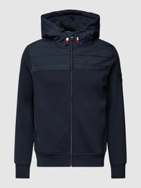 Sweatjacke mit Label-Applikationen Modell 'MIX MEDIA' von Tommy Hilfiger Blau / Türkis - 14