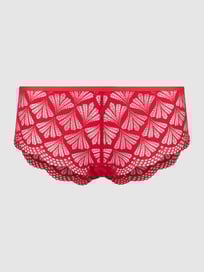 Panty aus Spitze und Mesh Modell 'Sienna' von LASCANA Rot - 32