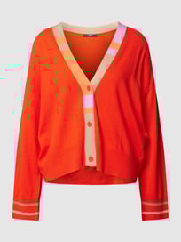 Gebreid jack met meerkleurig detail van Esprit Collection Oranje - 23
