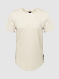 T-Shirt mit Label-Patch Modell 'MATT' von Only & Sons Weiß - 4