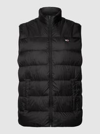 PLUS SIZE Daunenweste in Stepp-Optik Modell 'Essential' von Tommy Jeans Plus Grau / Schwarz - 45