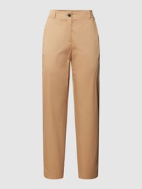 Stoffhose mit Paspeltaschen am Gesäß von Marc Cain Braun - 6