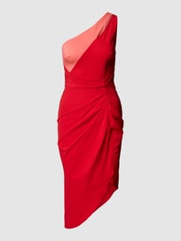 Cocktailjurk in one shoulder-look van Lipsy Rood - 25