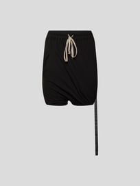 Shorts mit Label-Applikation von Rick Owens Grau / Schwarz - 10