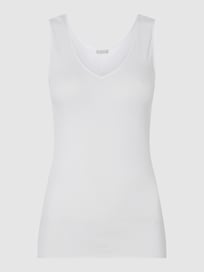 Onderhemd van katoen - naadloos, model 'Cotton Seamless' van Hanro Wit - 30