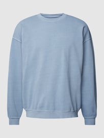 Sweatshirt mit Label-Detail Modell 'LEON' von Redefined Rebel Blau / Türkis - 6