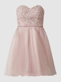 Off-Shoulder-Cocktailkleid mit Ziersteinen von Laona Rosa - 46