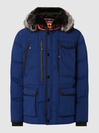 Steppjacke mit Kunstpelzkragen Modell 'MARVELLOUS' von Wellensteyn Blau / Türkis - 14