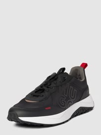 Sneakers met labelprint, model 'Kane' van HUGO Grijs / zwart - 33