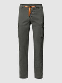 Broek met cargozakken, model 'Chile' van Mason's Groen - 14