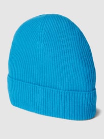 Beanie aus Kaschmir in Ripp-Optik von Christian Berg Woman Blau / Türkis - 5
