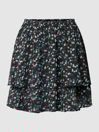 Minirok met all-over motief van Tom Tailor Denim Grijs / zwart - 20