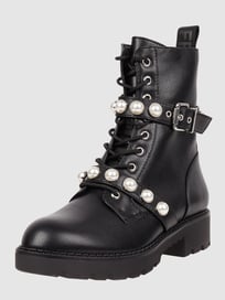Boots mit Zierperlen Modell 'Wave Pearl' von Buffalo Grau / Schwarz - 15
