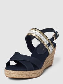 Sandalen met hoge hak, model 'GOLDEN' van Tommy Hilfiger Blauw / turquoise - 40