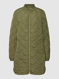Gewatteerd jack met opstaande kraag van Christian Berg Woman Selection Groen - 8