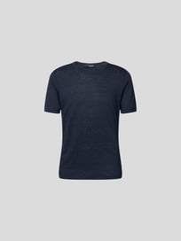 T-Shirt aus Leinen von Lardini Blau / Türkis - 29