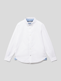 Hemd mit Label-Stitching Modell 'MALDON' von Pepe Jeans Weiß - 2