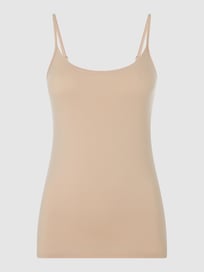 Top van single-jersey, model 'Natural Comfort' van Calida Roze - 44
