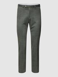 Hose mit seitlichen Eingrifftaschen Modell 'Sergio' von DIGEL Grün - 21