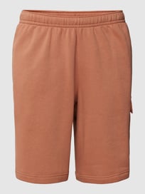 Sweatshorts met labelstitching van Nike Bruin - 16