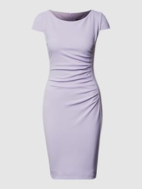 Cocktailkleid mit angeschnittenen Ärmeln und Raffungen von Paradi Lila - 18