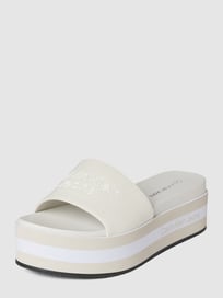 Slippers met plateauzool van Calvin Klein Jeans Wit - 38