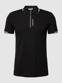 Poloshirt mit Kontraststreifen von Antony Morato Grau / Schwarz - 29