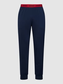 Sweatpants met elastische band met logo van HUGO Blauw / turquoise - 35