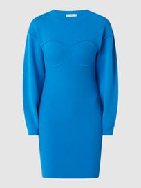 Strickkleid aus Viskosemischung von Mango Blau / Türkis - 2