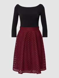 Cocktailkleid in Two-Tone-Machart von Swing Rot - 29