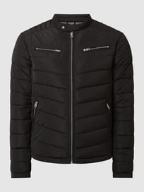 Steppjacke mit Wattierung Modell 'Daytona' von Schott NYC Grau / Schwarz - 3