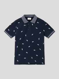 Poloshirt met motiefprint van s.Oliver RED LABEL Blauw / turquoise - 39