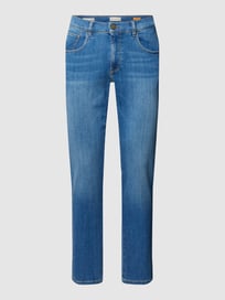 Tapered Fit Jeans im 5-Pocket-Design von bugatti Blau / Türkis - 9