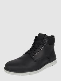 Boots aus Leder Modell 'Tubar' von Jack & Jones Grau / Schwarz - 27