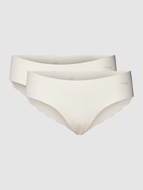 Hipster mit Label-Print Modell 'ZERO MICROFIBRE 2.0' von Sloggi Weiß - 16