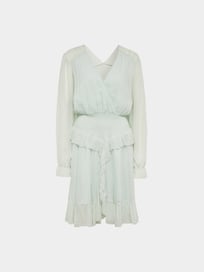 Kleid mit transparentem Rücken von Designers Remix Grün - 25