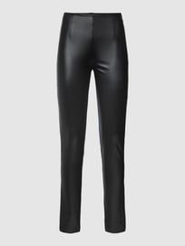 Legging in leerlook, model 'ALOHA' van Noisy May Grijs / zwart - 16