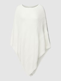 Poncho met structuurmotief van s.Oliver RED LABEL Wit - 48