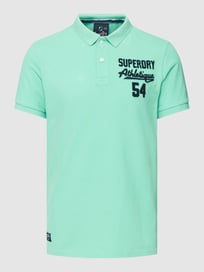 Poloshirt met labelstitching, model 'VINTAGE SUPERSTATE' van Superdry Groen - 24