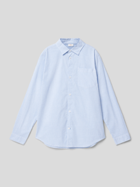 Overhemd met streepmotief van s.Oliver RED LABEL Blauw / turquoise - 40